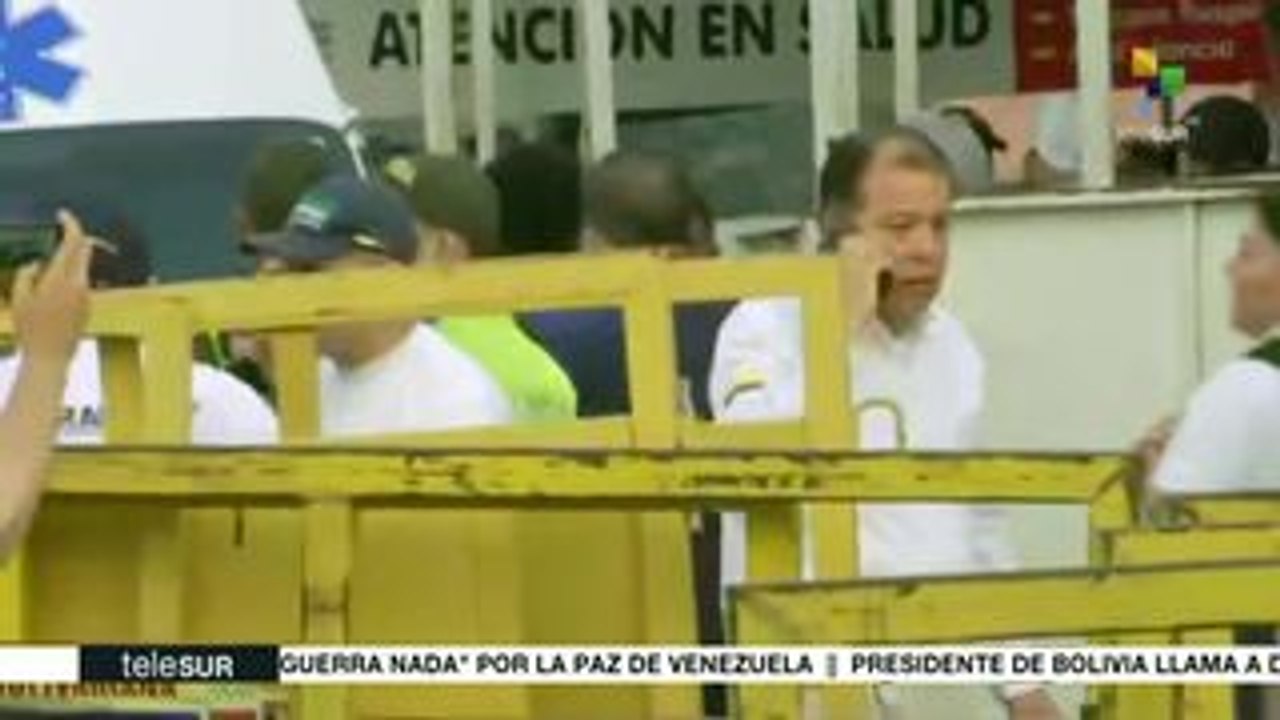 Venezuela: José Manuel Olivares y Vilca Fernández reciben a desertores