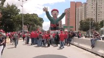 El chavismo se moviliza en Caracas 