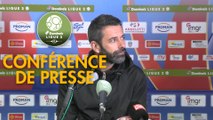 Conférence de presse AS Béziers - Châteauroux (1-1) : Mathieu CHABERT (ASB) - Nicolas USAI (LBC) - 2018/2019