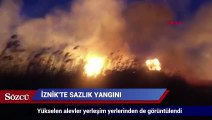İznik Gölü çevresi alev alev yanıyor!