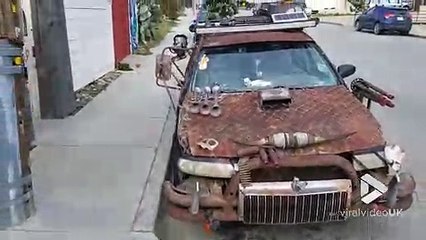 Ce fan de Mad Max a transformé sa voiture en engin incroyable