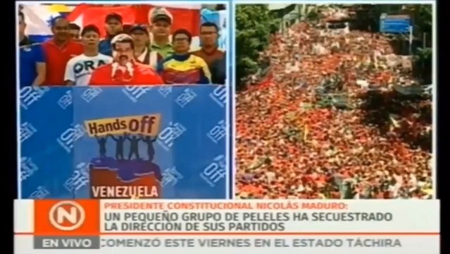 Maduro se dirige a las milicias y a las fuerzas armadas
