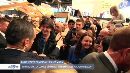 Salon de l'agriculture : la longue déambulation d'Emmanuel Macron