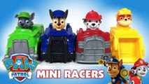 Paw Patrol Value Mini-Racers Chase Cruiser Marshall Rocky Rubble Bulldozer || Keith's Toy Box