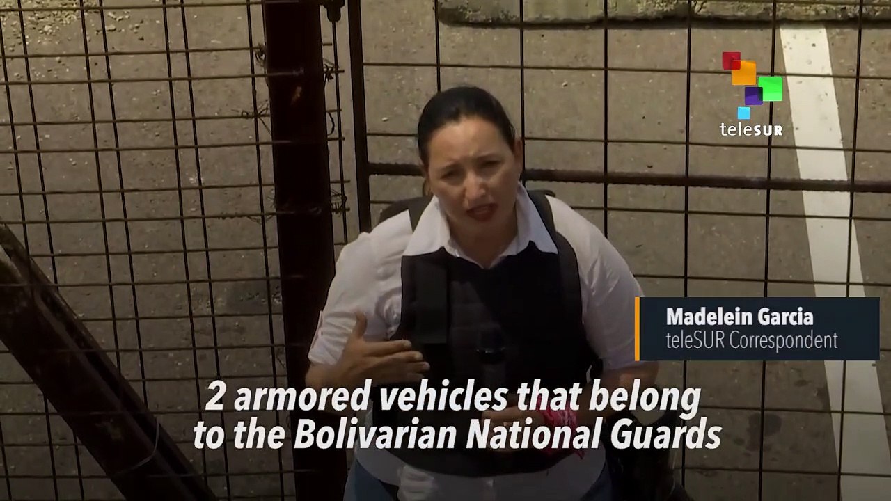 Correspondent Madelein Garcia Explains Staged Operation At Venezuela Border
