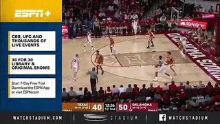 Texas vs. Oklahoma Basketball Highlights (2018-19)