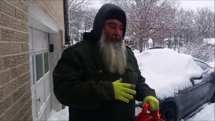 Brilliant Leaf Blower Snow Removal Tactic