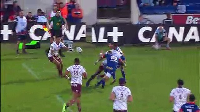 TOP 14 - Essai Afa AMOSA (UBB) - Bordeaux-Bègles - Grenoble - J17 - Saison 2018/2019