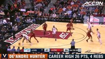 Virginia's De'Andre Hunter Lights Out vs. Louisville