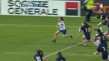 6 Nations Féminin. France - Ecosse : Le best-of de l'écrasant succès des Bleues 41 à 10 !