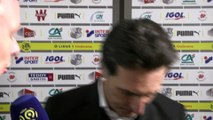 Après le match Amiens SC - OGC Nice,  Christophe Pélissier