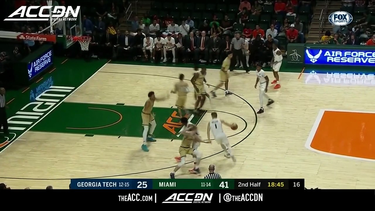 Georgia Tech vs. Miami Basketball Highlights (2018-19)