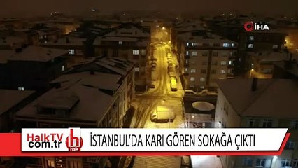 İstanbul’da karı gören sokağa çıktı! İşte o anlar...
