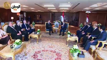 السيسي يلتقي نظيره الروماني في شرم الشيخ