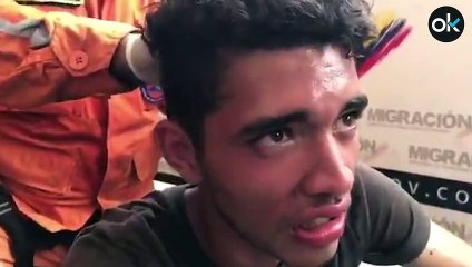 Jóvenes heridos por la Policía de Maduro