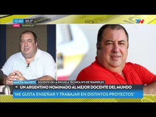 Un argentino nominado a mejor docente del mundo