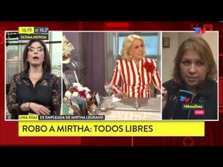Robo a Mirtha Legrand: Todos libres