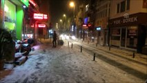 İstanbul'da kar yağışı - Silivri - İSTANBUL