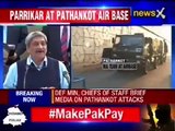 Defence Minister Manohar Parrikar briefing on Pathankot attack