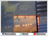 CCTV Video of Firing between two Groups at Morena Toll Madhya Pradesh