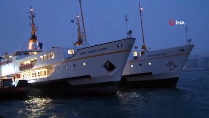 İDO ve BUDO seferlerine kar yağışı engeli