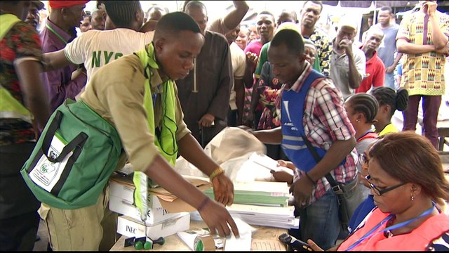 Votes being counted in Nigeria's delayed vote