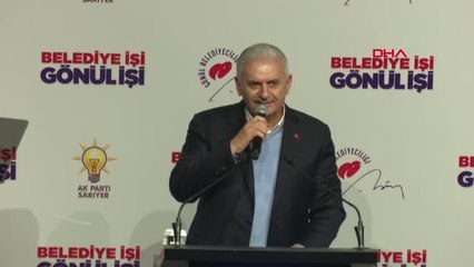 Binali Yıldırım Sarıyer'de...