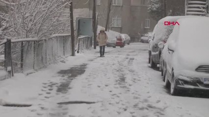 İstanbul- Kar, İstanbul'u Beyaza Bürüdü