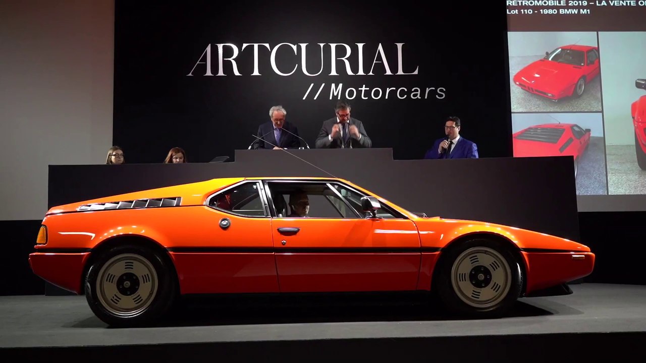 Vente Artcurial : BMW M1 (1980)