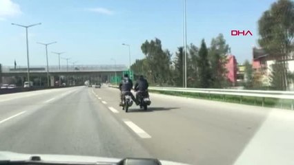 Adana Otoyolda Tehlikeli Sürüş