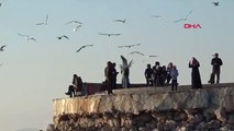 Konya Beyşehir Gölü'nde Gün Batımına Yoğun İlgi
