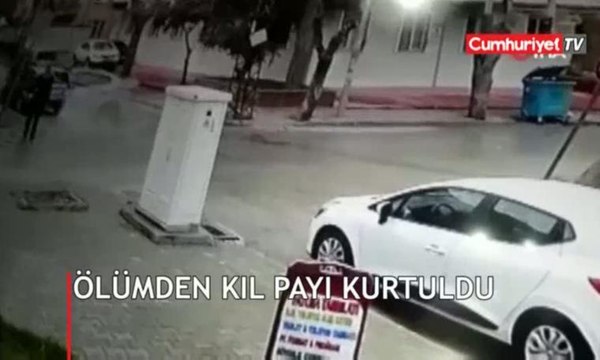 Ölüme bir adım kala... O anlar kamerada