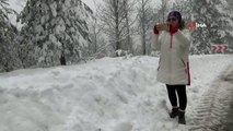 KazDağlarının Eşsiz Kar Manzarası Havadan Görüntülendi