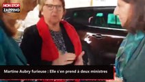 Martine Aubry furieuse : Elle s'en prend à deux ministres (vidéo)