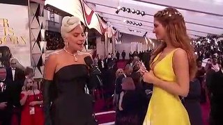 Lady Gaga Oscars 2019 Red Carpet Interview