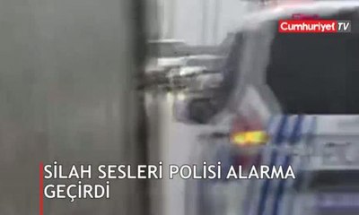 D-100'de silah sesleri! Polis alarma geçti