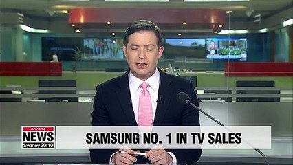 Samsung Electronics took 29% of global TV market share by sales in 2018