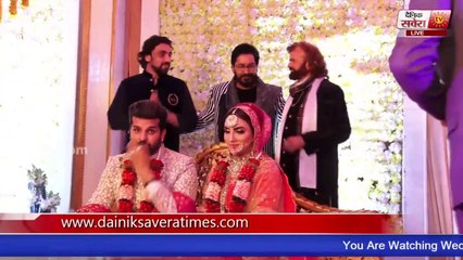 YUVRAJ AND MANSI _ WEDDING NIGHT WITH HINDU CUSTOMS _ DAINIK SAVERA_clip3