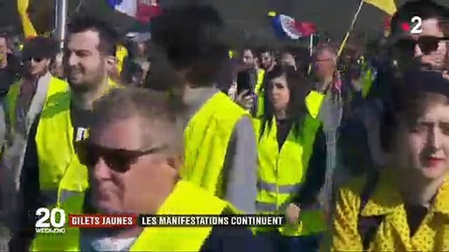 Gilets Jaunes : Les images des incidents hier à Clermont Ferrand et à Toulouse à la fin des manifestations en centre-ville