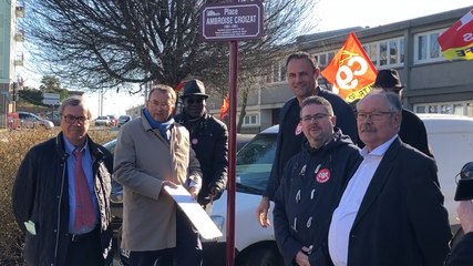 La place Ambroise-Croizat inaugurée