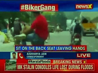 Bikers perform dangerous stunts, leave hands while driving; incidents from NCR