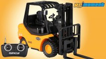 RC Forklift Truck Original RUICHUANG 120 6 Function Mini Engineering RTR Radio Control Car Unboxing