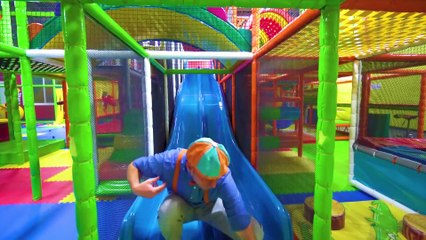 Play at the Play Place with Blippi - Learn Fruit and Healthy Eating for Children