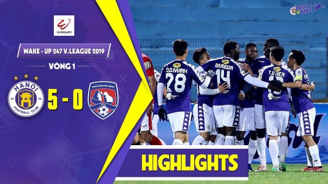Hightlights | Hà Nội 5 - 0 Quảng Ninh | Khởi đầu V.League mỹ mãn bằng chiến thắng 5 sao | HANOI FC