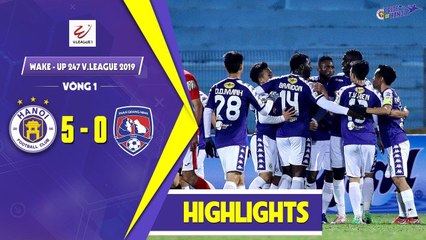 Hightlights | Hà Nội 5 - 0 Quảng Ninh | Khởi đầu V.League mỹ mãn bằng chiến thắng "5 sao" | HANOI FC