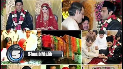 Pakistani cricketor international wedding