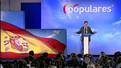 Pablo Casado en al convención territorial del PP, en Toledo.