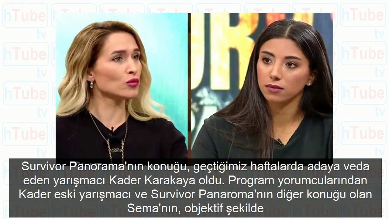 Survivor Sema ve Kader canlı yayında birbirine girdi! Şok kavga