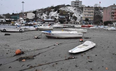 Tekirdağ'da Denizin 30 Metre Çekilmesi Vatandaşları Endişelendirdi