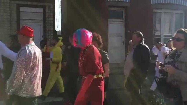 Carnaval d'Amay : le cortège est passé pour le ramassage du bois